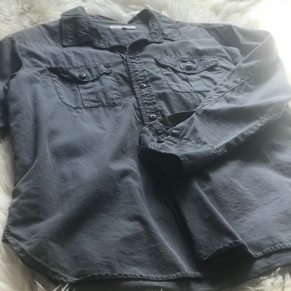 Madewell Military Popover Shirt